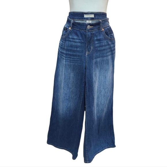 Festi Denim - Festi Women's Blue Wide-Leg Jeans